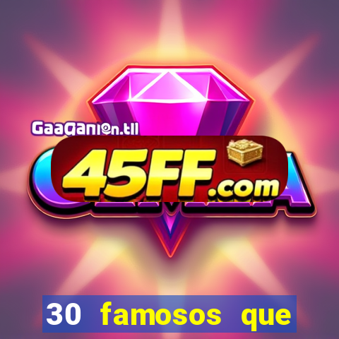 30 famosos que ficaram pobres